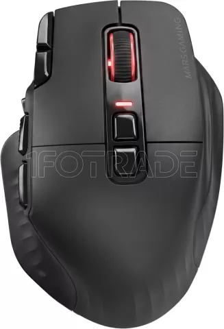 Photo de Souris sans fil Gamer Mars Gaming MMW-HEX16 (Noir)