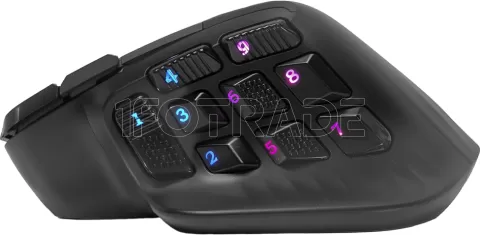 Photo de Souris sans fil Gamer Mars Gaming MMW-HEX16 (Noir)