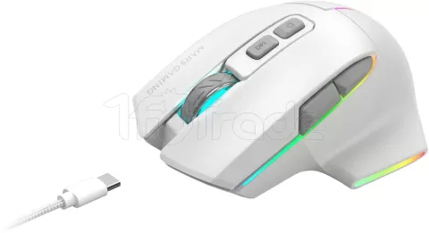 Photo de Souris sans fil Gamer Mars Gaming MMW-Vector RGB (Blanc)