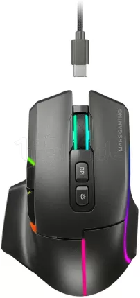Photo de Souris sans fil Gamer Mars Gaming MMW-Vector RGB (Noir)