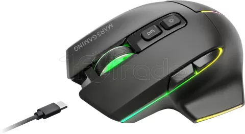 Photo de Souris sans fil Gamer Mars Gaming MMW-Vector RGB (Noir)