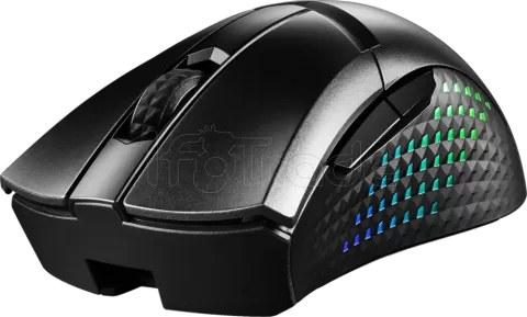 Photo de Souris sans fil Gamer MSI Clutch GM51 Lightweight RGB (Noir)