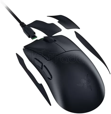 Photo de Souris sans fil Gamer Razer Deathadder V4 Pro (Noir)