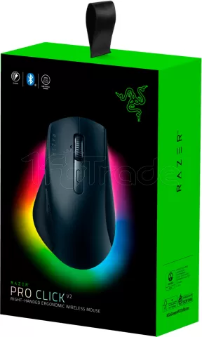 Photo de Souris sans fil Gamer Razer Pro Click V2 RGB (Noir)