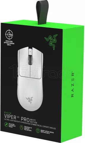 Photo de Souris sans fil Gamer Razer Viper V3 Pro (Blanc)