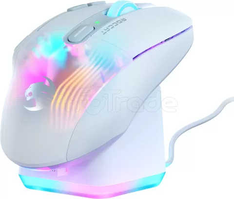 Photo de Souris sans fil Gamer Roccat Kone XP Air RGB (Blanc)