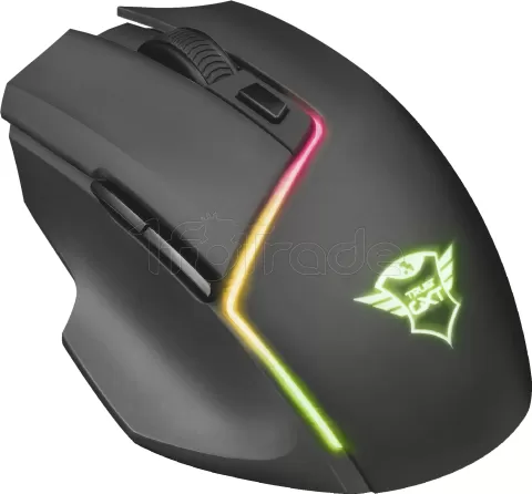 Photo de Souris sans fil Gamer Trust GXT 161 Disan RGB (Noir)