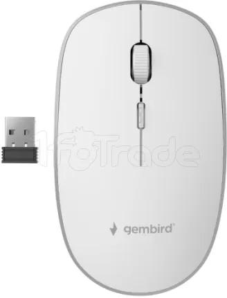 Photo de Souris sans fil Gembird (Blanc)
