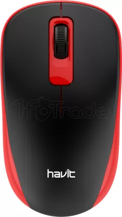 Photo de Souris sans fil Havit MS626GT (Noir/Rouge)