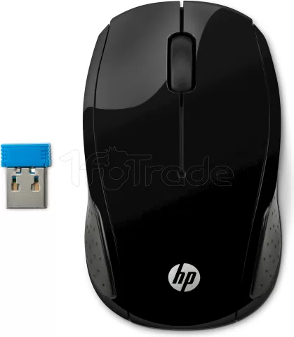 Photo de Souris sans fil HP 200 (Noir)