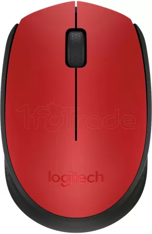 Photo de Souris sans fil Logitech Cordless Laser M171 (Noir/Rouge)