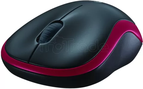 Photo de Souris sans fil Logitech Cordless Laser M185 (Rouge)