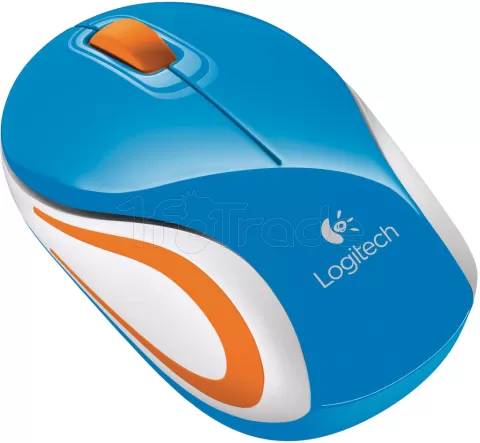 Photo de Souris sans fil Logitech Cordless Laser M187 (Bleu)