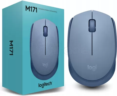 Photo de Souris sans fil Logitech M171 (Bleu)