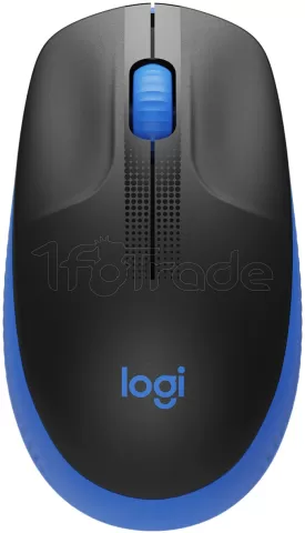 Photo de Souris sans fil Logitech M190 (Noir/Bleu)