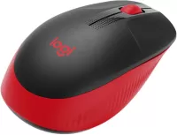 Photo de Souris sans fil Logitech M190 (Noir/Rouge)