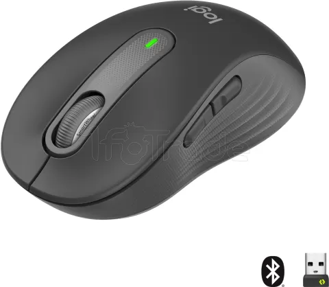 Photo de Souris sans fil Logitech Signature M650 (Noir/Gris)