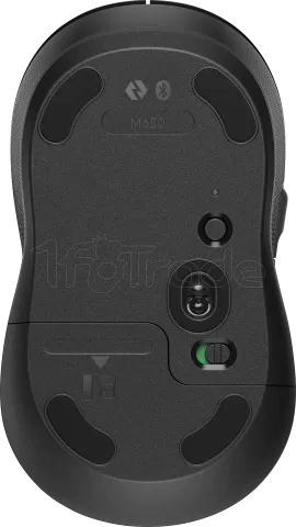 Photo de Souris sans fil Logitech Signature M650 (Noir/Gris)