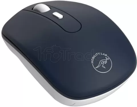 Photo de Souris sans fil Mobility Lab RubbaMouse (Bleu)