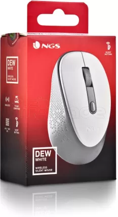 Photo de Souris sans fil NGS Dew (Blanc)