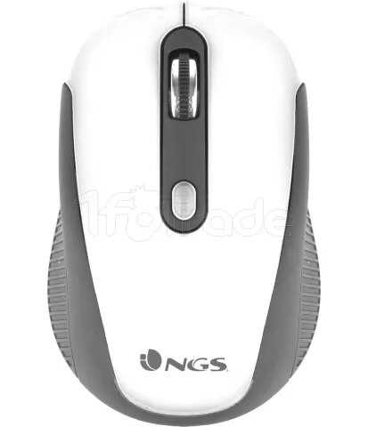 Photo de Souris sans fil NGS Haze (Noir/Blanc)