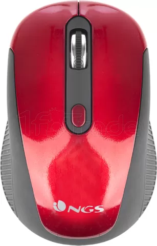 Photo de Souris Sans fil NGS Haze (Noir/Rouge)