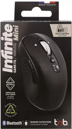 Photo de Souris sans fil rechargeable T'nB INFINITE MINI (Noir)