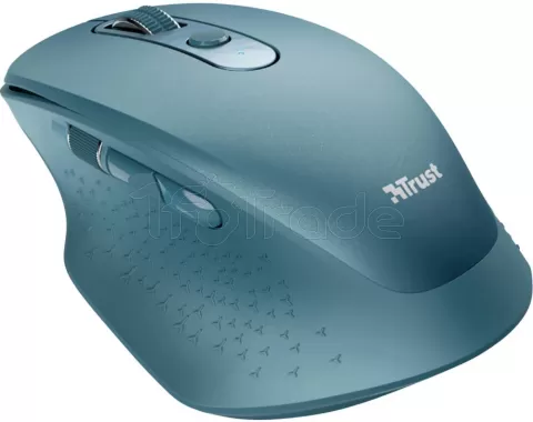 Photo de Souris sans fil Rechargeable Trust Ozaa (Bleu)