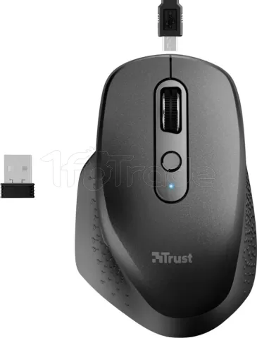 Photo de Souris sans fil Rechargeable Trust Ozaa (Noir)