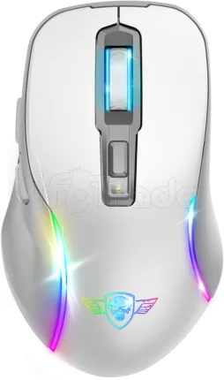 Photo de Souris sans fil Spirit of Gamer Elite M50 RGB (Blanc)