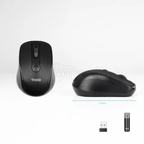 Photo de Souris sans fil TooQ TQMW-1103-B (Noir)