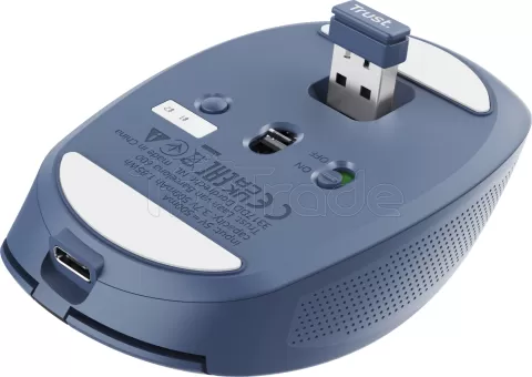 Photo de Souris sans fil Trust Ozaa (Bleu)