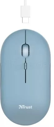 Photo de Souris sans fil Trust Puck (Bleu)