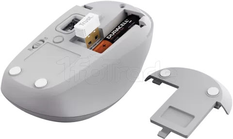 Photo de Souris sans fil Trust Yvi+ (Blanc)