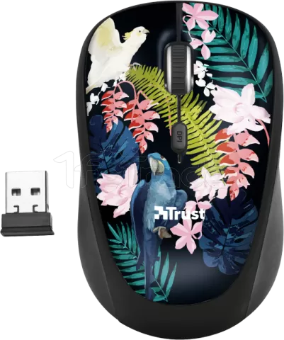 Photo de Souris sans fil Trust Yvi Parrot (Motif dédié)