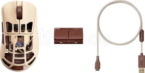 Photo de Souris sans fil ventilée Pulsar Feinmann F01 Noctua (Beige/Marron)