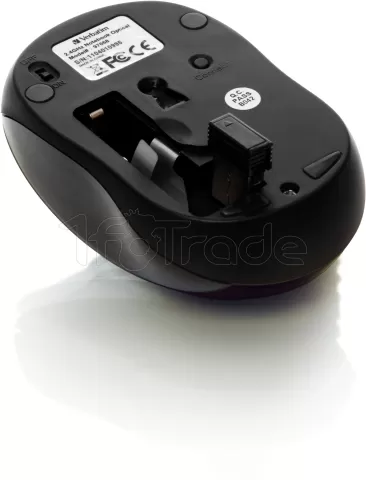 Photo de Souris sans fil Verbatim Go Nano (Noir)