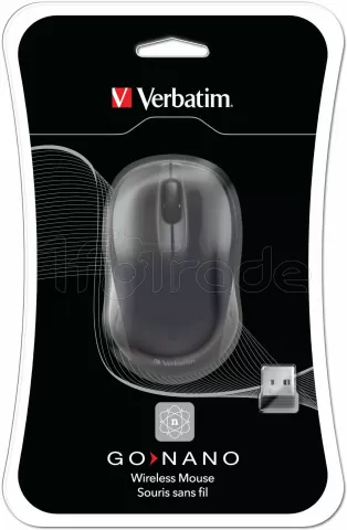 Photo de Souris sans fil Verbatim Go Nano (Noir)