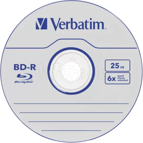 Photo de Spindle de 50 BluRay BD-R SL Verbatim Datalife - 25Go
