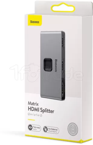 Photo de Splitter HDMI 4K Baseus Matrix 2 ports