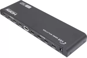 Photo de Splitter HDMI Lindy 8 voies (Noir)