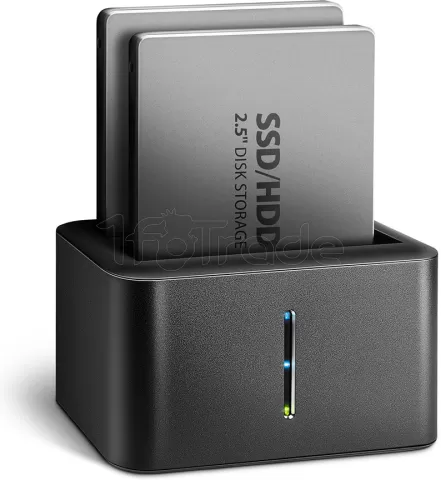 Photo de Station d'accueil Axagon ADSA-D25 pour 2x S-ATA 2,5" - USB 3.2