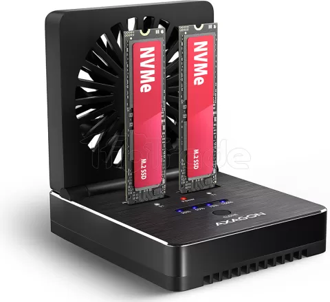Photo de Station d'accueil Axagon ADSA-M2C22 Clone Master pour NVMe et S-ATA - USB 3.2