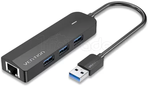 Photo de Station d'accueil portable USB 3.0 Vention 0.15m (Noir)