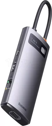 Photo de Station d'accueil portable USB-C 3.0 Baseus StarJoy 7en1 (Gris)