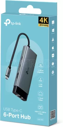 Photo de Station d'accueil portable USB-C 3.0 TP-Link UH6120C (Gris)