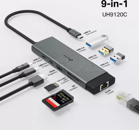 Photo de Station d'accueil portable USB-C 3.0 TP-Link UH9120C (Gris)