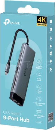 Photo de Station d'accueil portable USB-C 3.0 TP-Link UH9120C (Gris)