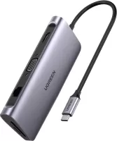 Photo de Station d'accueil portable USB-C 3.0 uGreen 10en1 (Gris)