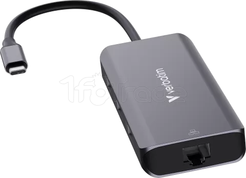 Photo de Station d'accueil portable USB-C 3.0 Verbatim Essentials (Gris)
